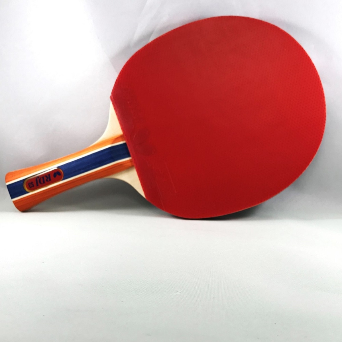Butterfly RDJ S3 Racket: Close-up of red side
